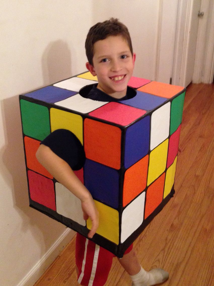 DIY Rubik's Cube Costume